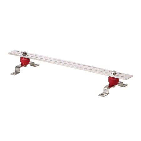 Panduit Grounding Busbar, 1/4" x 2" x 24" (6.4mm GB2D0021TPI-1